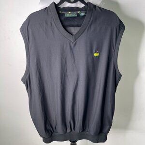 Masters Collection Men's Black V-Neck Golf Vest Size Large